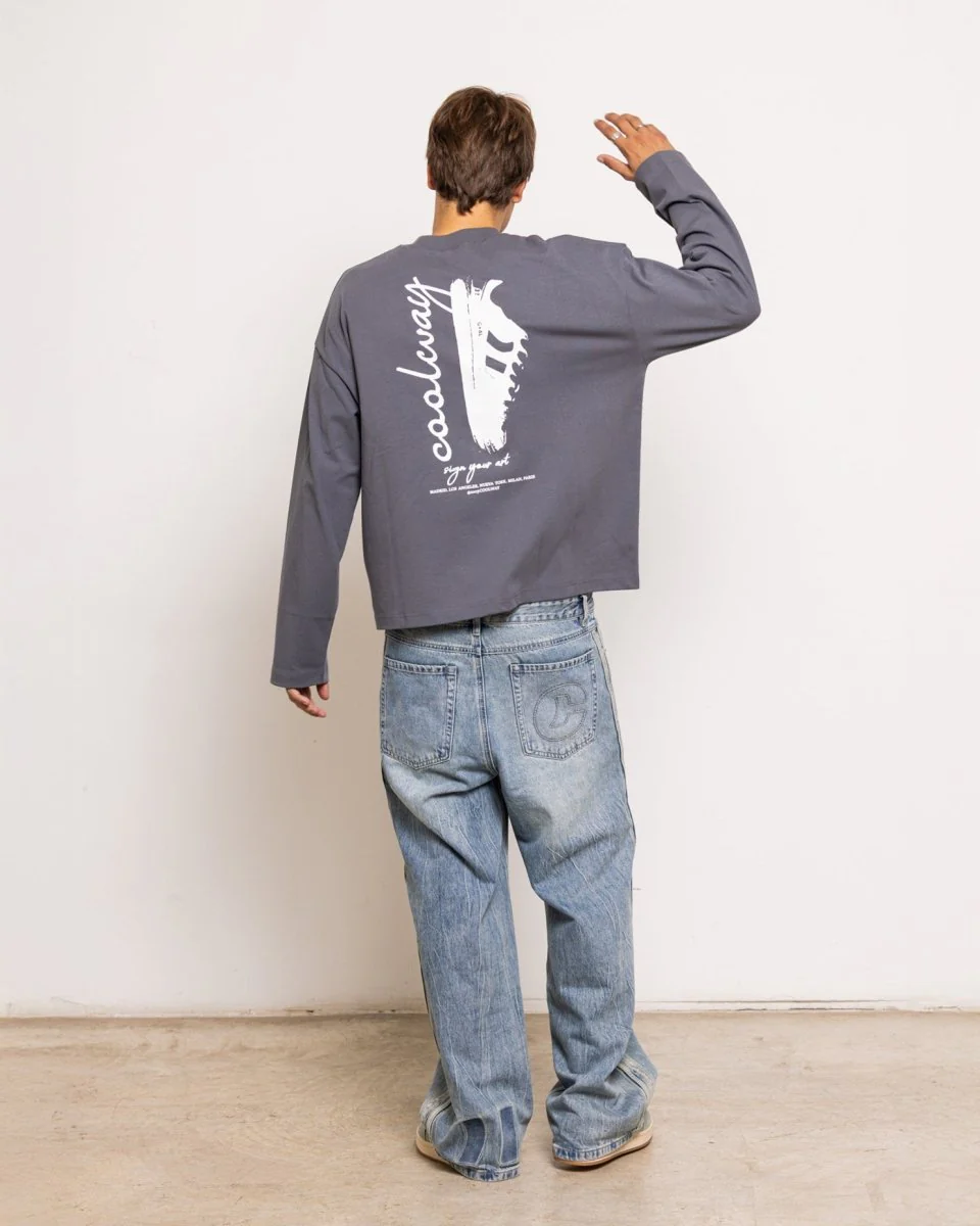 Frame Grey Long Sleeve - Image 2