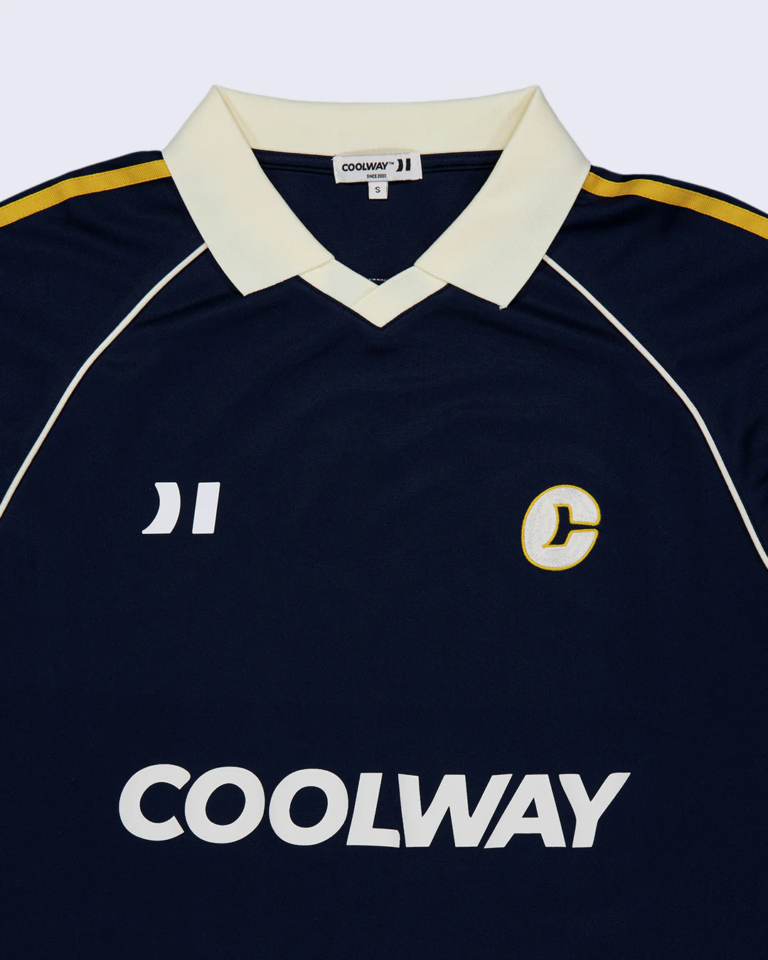 Navy Ink Football Tee - Image 5